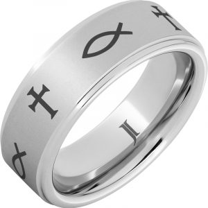 Ichthus - Serinium® Christian Symbol Ring