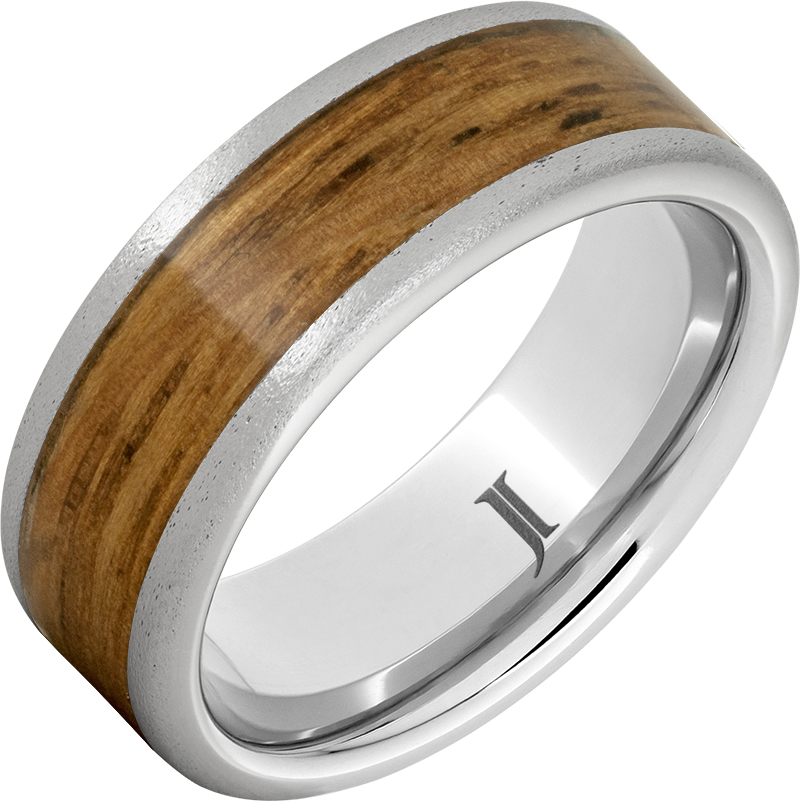 Barrel Aged™ SeriniumÂ® Ring with Single Malt Inlay and Stone Finish