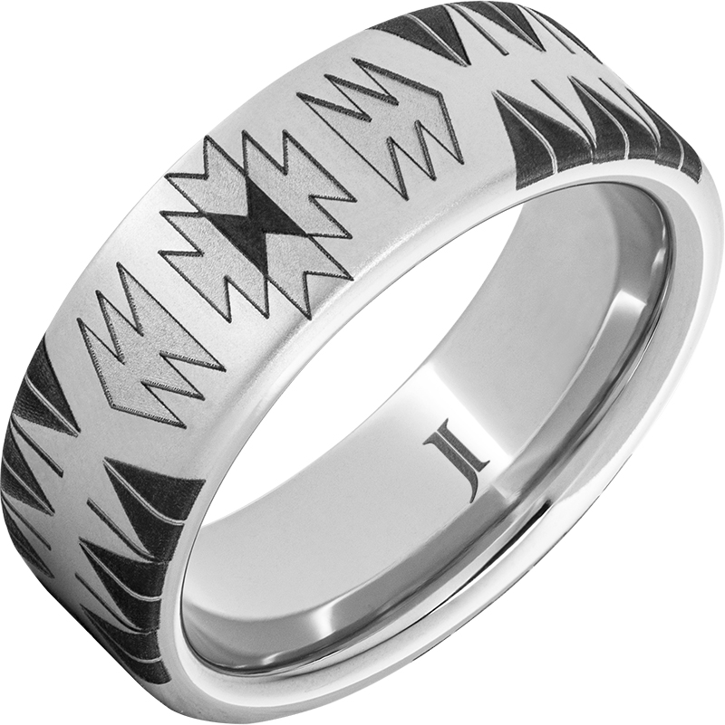Navajo Blanket Pattern Serinium® Ring