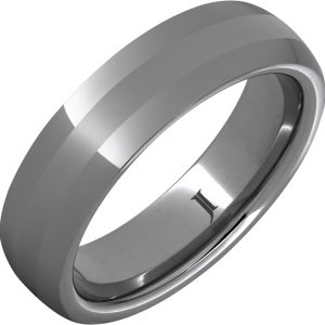 Rugged Tungsten™ Ring with Satin Center