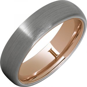 Hidden Gold™ Rugged Tungsten™ Satin Finish Ring