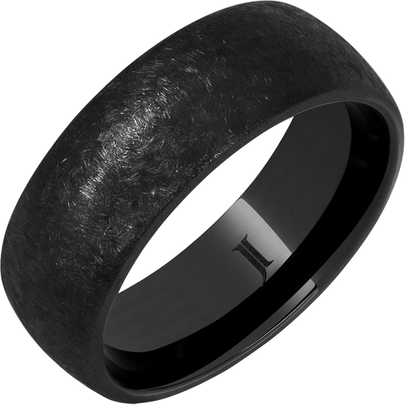 The Nightwatch – Black Diamond Ceramic™ Hand Textured Ring