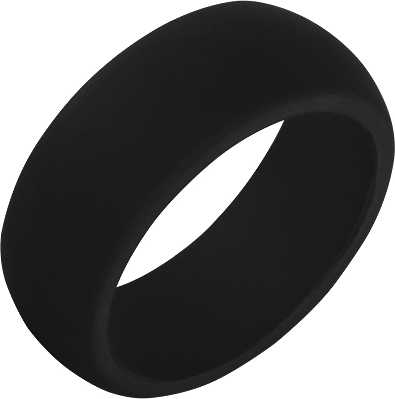 TrūBand™ Silicone Classic Black Ring