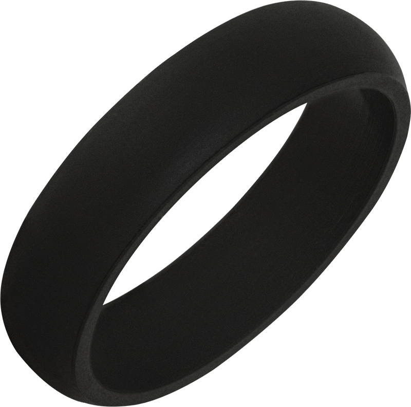 TrūBand™ Silicone Classic Black Ring