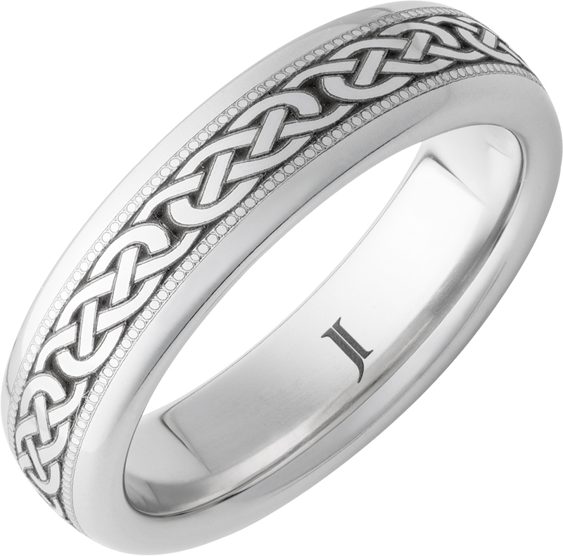 Serinium® Ring with Celtic Knot Pattern