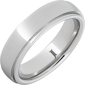 Serinium® Dome Ring with Recessed Edges