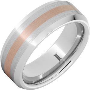 Endeavor - Serinium® 14K Rose Gold Inlay Ring
