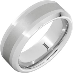 Serinium® Ring with Satin Finish Center