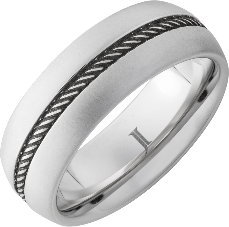Roundup - Serinium® Rope Engraved Ring