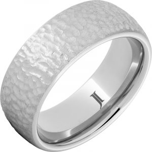 Sernium® Dome Ring with Hammer Finish