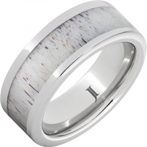 Serinium® Ring with Antler Inlay