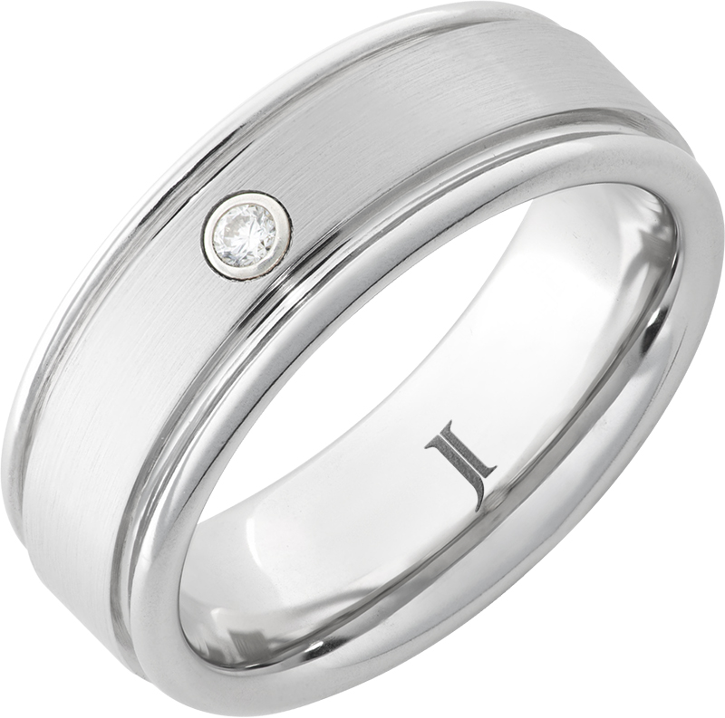 Serinium® Diamond Ring with Satin Finish
