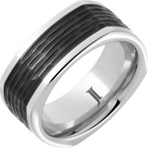The Cubist - Serinium® Black Diamond Ceramic™ Ring