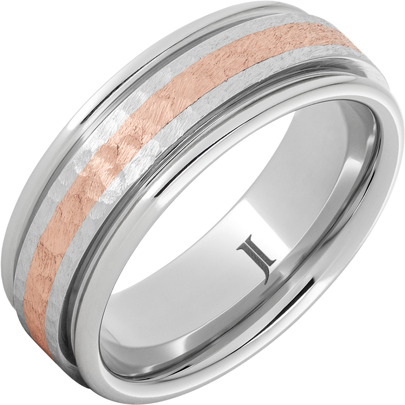 Serinium® and 14K Rose Gold Ring