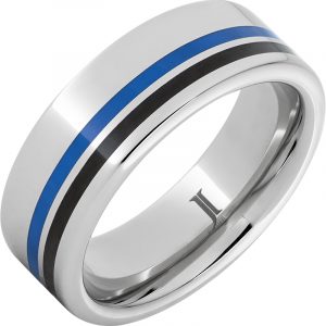 Standing Together - Serinium® Enamel Inlay Ring