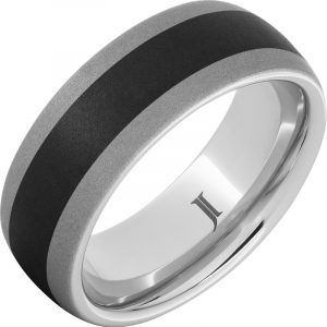 Counterpoint Sand - Serinium® and Black Ceramic Ring