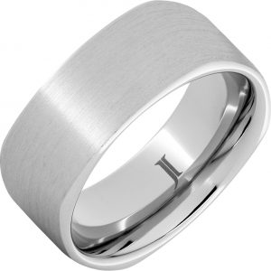 Serinium® Square Men's Ring with Satin Finish
