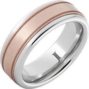 Medici - Serinium® 14K Rose Gold Florentine Ring