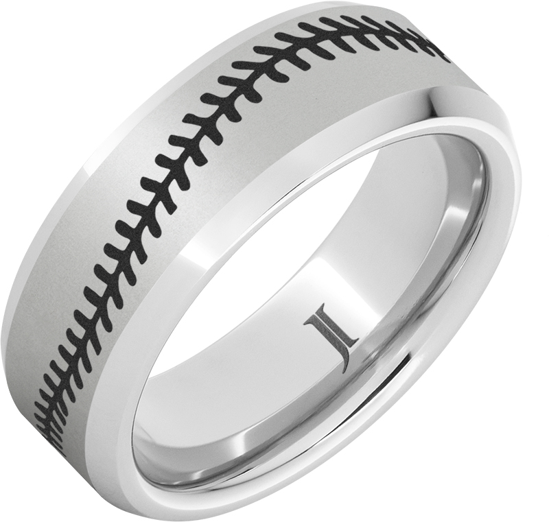 National Pastime Collection™ Serinium® Beveled Baseball Ring