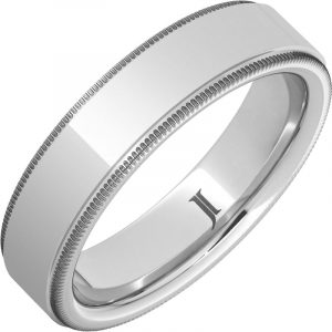 Serinium® Ring with Milgrain Edge