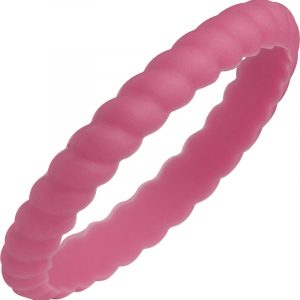 TruBand™ Silicone Spiral Pink Ring