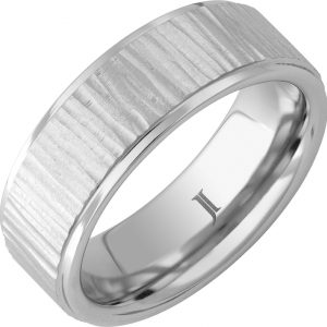 Serinium® Ring with Treebark Carved Surface