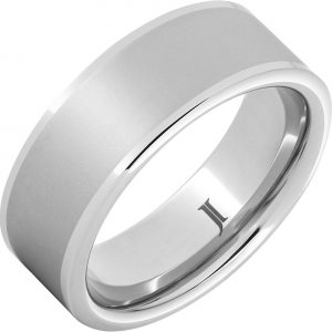 Serinium® Ring with Satin Finished Center
