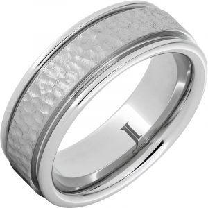 Serinium® Ring with Hammer Finish