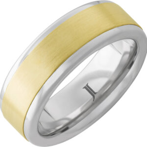 Cancun - Serinium® and 14K Yellow Gold Satin Ring