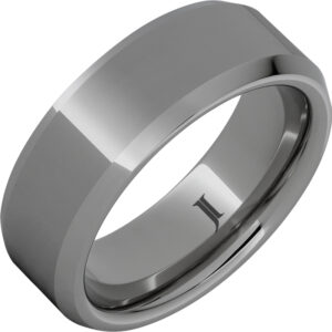 Rugged Tungsten™ Beveled Ring