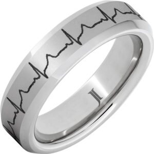Heartbeat - Serinium® Custom Engraved Ring