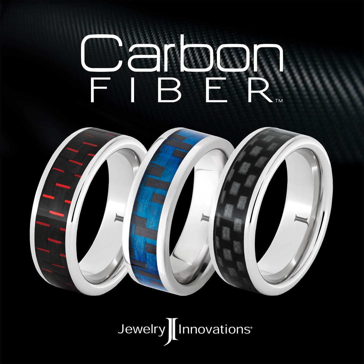 Carbon Fiber Ring Collection