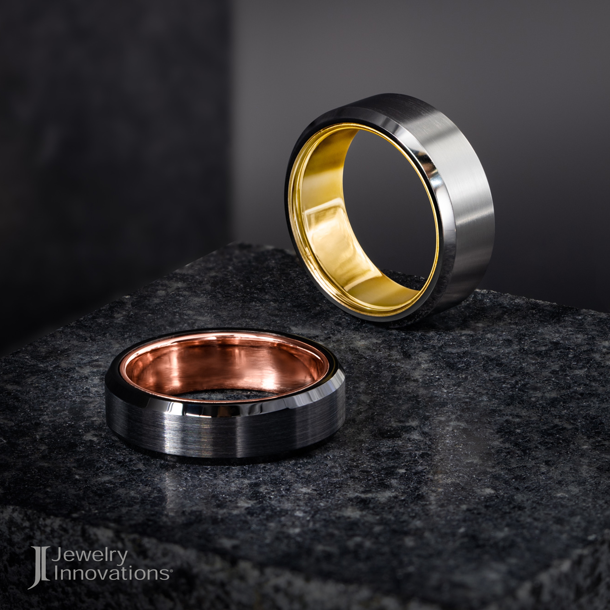 Hidden Gold Wedding Rings