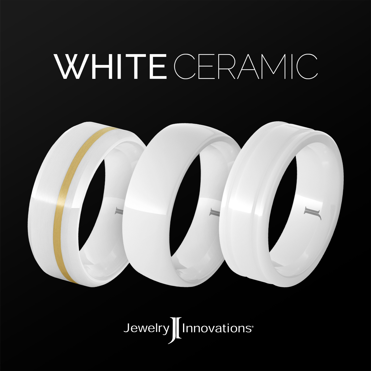 Ceramic Wedding Ring Collection