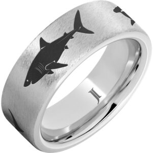 Sea Predator - Serinium® Shark Engraved Ring